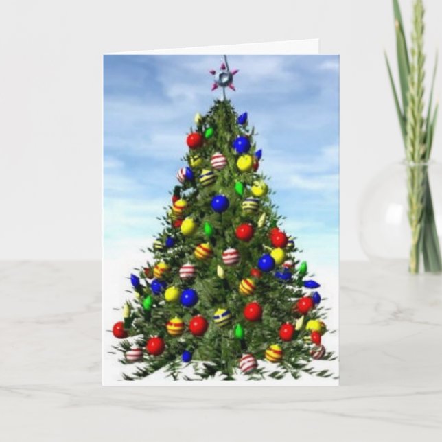 Tarjeta de Navidades espíritus medios—Graciosa (Anverso)
