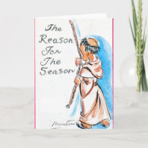 Tarjeta de Navidades "Esta es la razón de la tempo