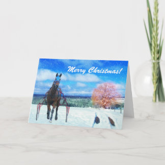 Tarjeta de Navidades estándar de la Carreras del m