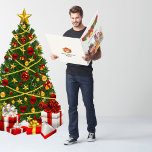 Tarjeta de Navidades extra grande con su texto Per<br><div class="desc">Feliz tarjeta de diversión de Navidad. Hazlo grande,  grande o enorme. Añade tu texto y foto si quieres.</div>