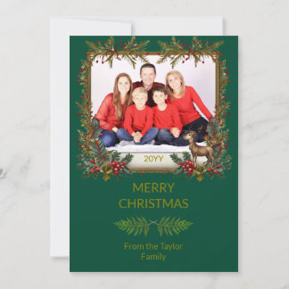 Tarjeta de Navidades familiares