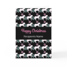 Tarjeta de Navidades felices de Snowflake para cab