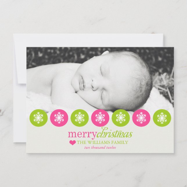 Tarjeta de Navidades festivos (Anverso)