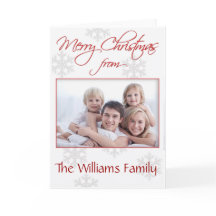 Tarjeta de Navidades fotográficos