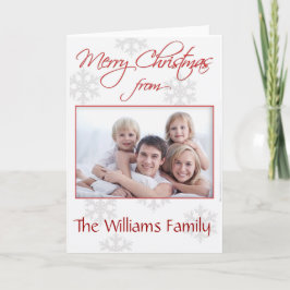 Tarjeta de Navidades fotográficos