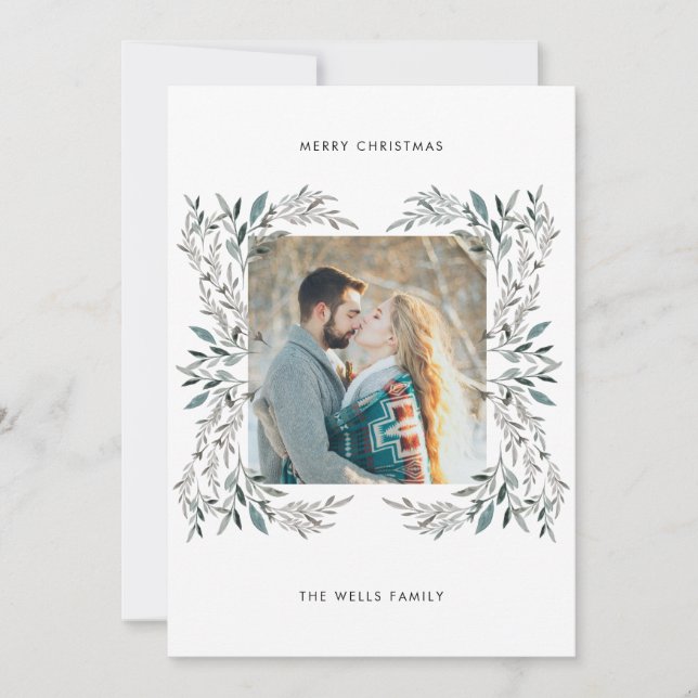 Tarjeta de Navidades fotográficos (Anverso)