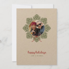 Tarjeta de Navidades fotográficos Beer Hops