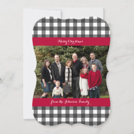 Tarjeta de Navidades fotográficos - Bolsa de verif