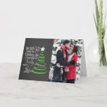 Tarjeta de Navidades fotográficos Chalkboard<br><div class="desc">Tarjeta de Navidades fotográficos Chalkboard</div>