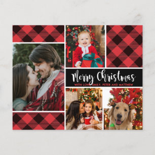 Tarjeta de Navidades fotográficos de búfalo modern