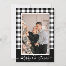 Tarjeta de Navidades fotográficos de Búfalo navide