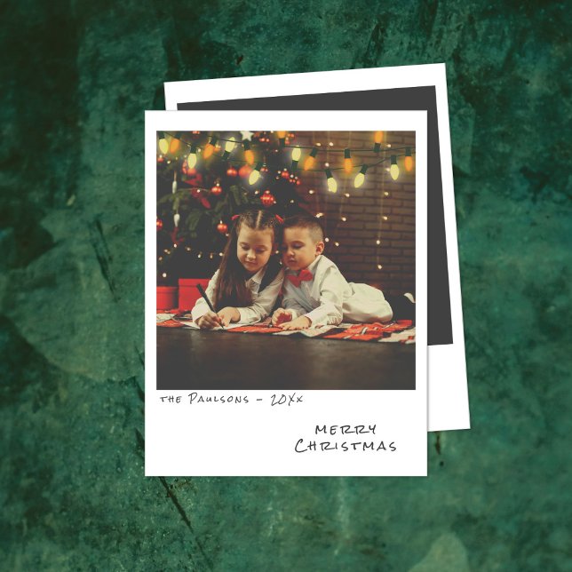 Tarjeta de Navidades fotográficos de época - Luces (Subido por el creador)