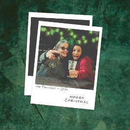 Tarjeta de Navidades fotográficos de época - Luces