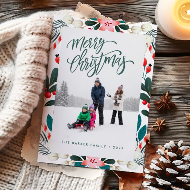 Tarjeta de Navidades fotográficos de festividades  (Subido por el creador)