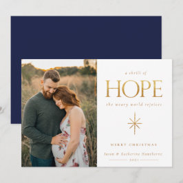 Tarjeta de Navidades fotográficos de la familia Go