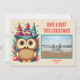 Tarjeta de Navidades fotográficos de la familia Wh