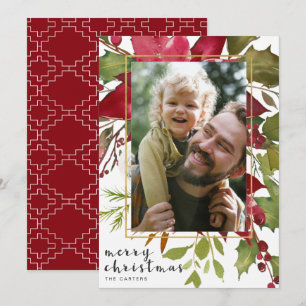 Tarjeta de Navidades fotográficos de la sucursal d