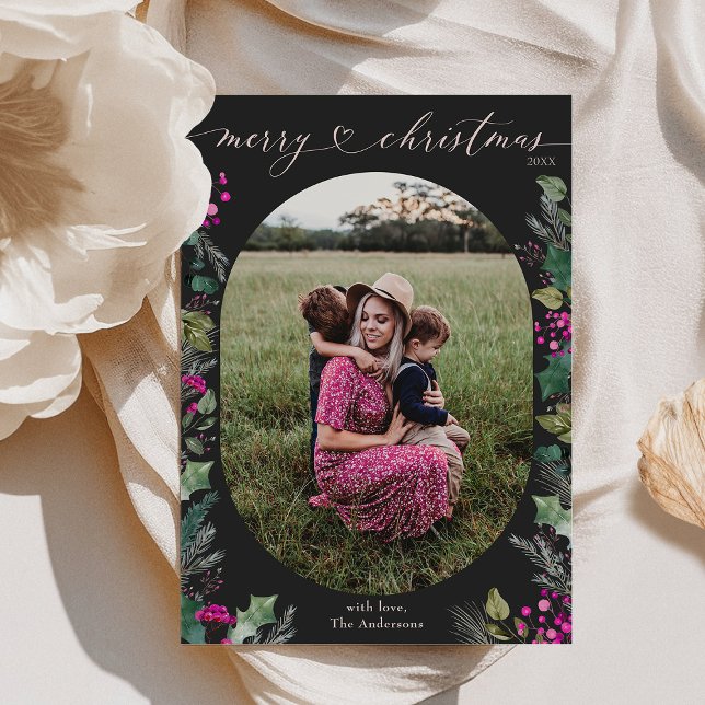 Tarjeta de Navidades fotográficos de la vegetación (Subido por el creador)