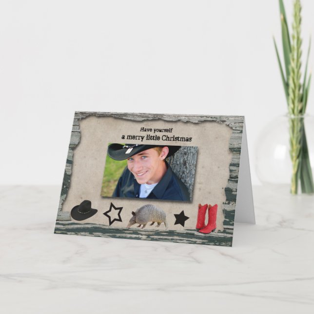 Tarjeta de Navidades fotográficos de Navidades de  (Anverso)