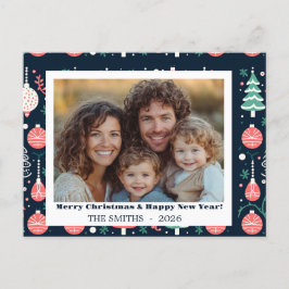 Tarjeta de Navidades fotográficos de vacaciones az