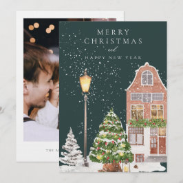 Tarjeta de Navidades fotográficos de Winhouse