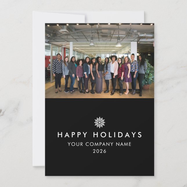 Tarjeta de Navidades fotográficos del calendario d (Anverso)