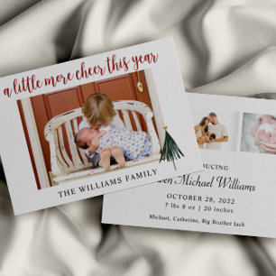 Tarjeta de Navidades fotográficos familiares de ca