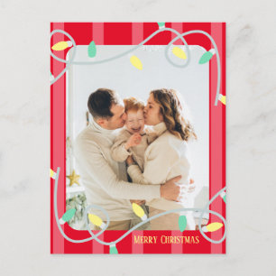 Tarjeta de Navidades fotográficos familiares de ra