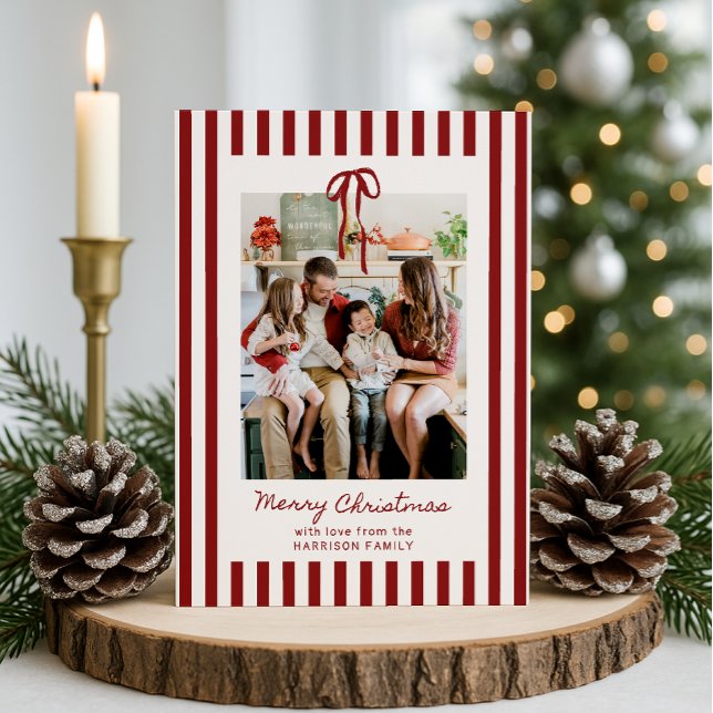 Tarjeta de Navidades fotográficos familiares de ra (Subido por el creador)