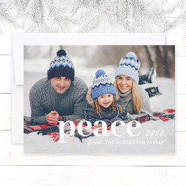 Tarjeta de Navidades fotográficos familiares de ti