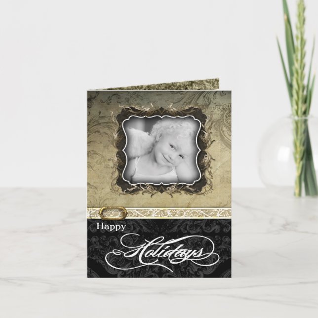 Tarjeta de Navidades FOTOGRÁFICOS FOLÓGICOS person (Anverso)
