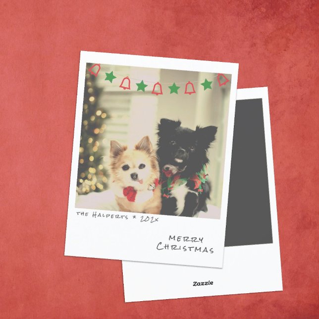 Tarjeta de Navidades fotográficos instantáneos nos (Subido por el creador)