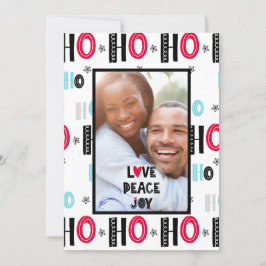 Tarjeta de Navidades fotográficos modernos - Doodl