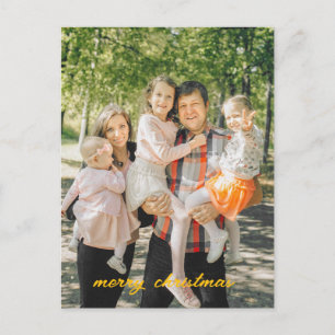 Tarjeta de Navidades fotográficos personalizados -