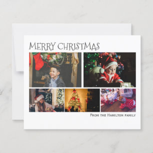 Tarjeta de Navidades fotográficos personalizados d