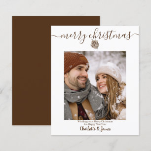 Tarjeta de Navidades fotográficos personalizados d