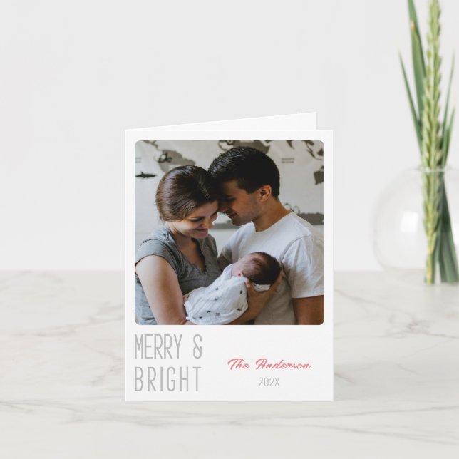 Tarjeta de Navidades fotográficos personalizados M (Anverso)