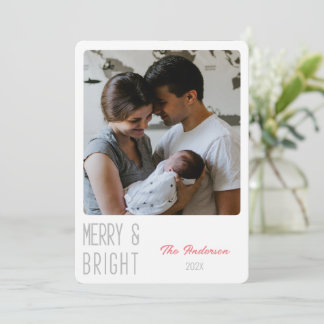 Tarjeta de Navidades fotográficos personalizados M