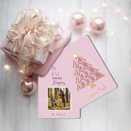 Tarjeta de Navidades fotográficos Rosa Joyoux Noel