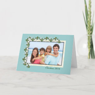 Tarjeta de Navidades fotográficos Starfish and Hol