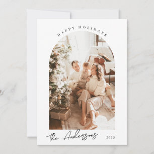 Tarjeta de Navidades fotográficos   Tarjeta de vac