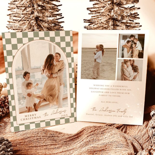 Tarjeta de Navidades fotográficos, tarjeta de vaca (Subido por el creador)