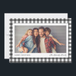 Tarjeta de Navidades fotográficos Winter Plaid 3<br><div class="desc">Tarjeta de Navidades fotográficos Winter Plaid 3 - qué encantadora manera de enviar sus saludos navideños esta temporada navideña. Nuestra tarjeta de Navidades incluye 3 de sus fotos favoritas. Todo el texto es editable,  usa el nuestro o lo cambia a lo que quieras. Magnolia y silbato</div>