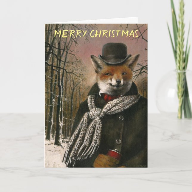 Tarjeta de Navidades Fox de Victoria (Anverso)