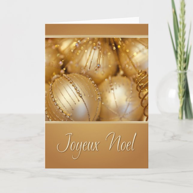 Tarjeta de Navidades franceses Joyeux Noel (Anverso)