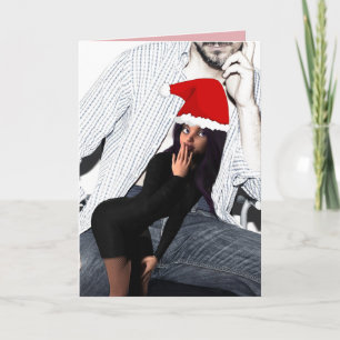 TARJETA DE NAVIDADES FUNNY CHICA DE ELF