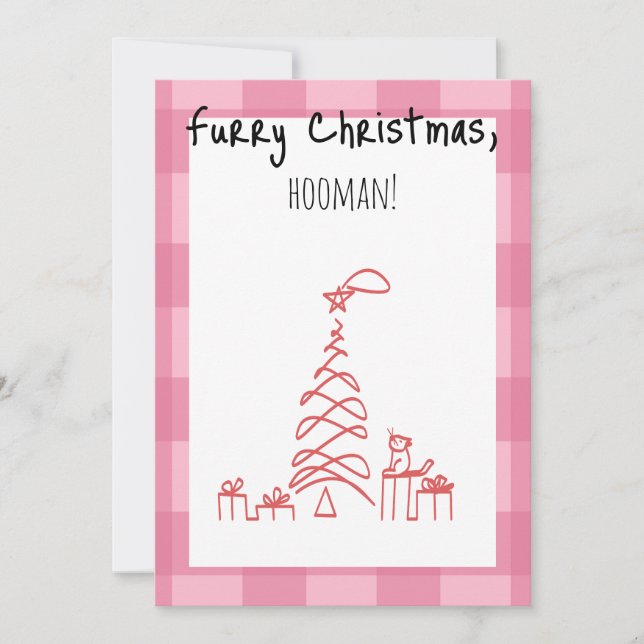 Tarjeta de Navidades furtivos para los amantes de  (Anverso)