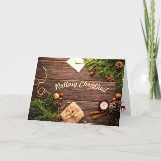 Tarjeta de Navidades gaélicos escoceses - Cairt No