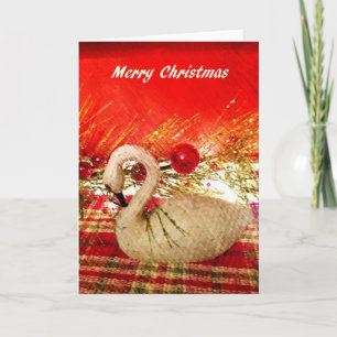 Tarjeta de Navidades gansos
