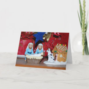 Tarjeta de Navidades gay con perro